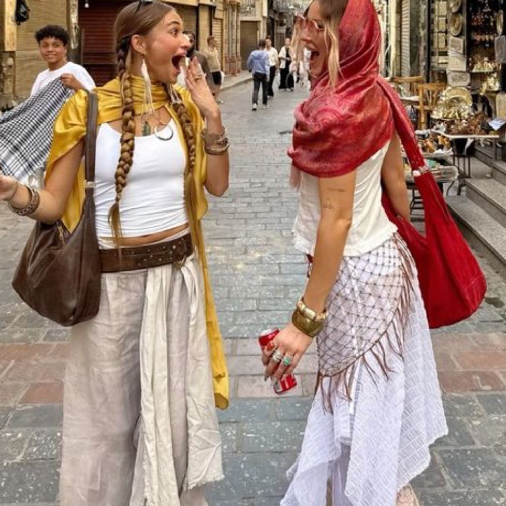 Bohemian White Skirt